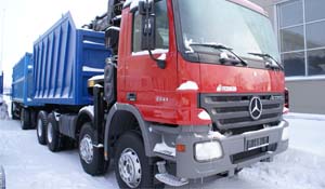    Mercedes Benz Actros 4141   HIAB 14000XG +   